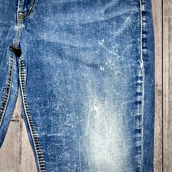 Silver Jeans Co Suki Skinny Cropped Acid Wash Jeans Plus Size 18/ L25 EUC #166 - Picture 7 of 15